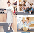 StepRite Kitchen Mats, Kitchen Rugs Sets of 2, Cushioned Anti Fatigue Kitchen - Image 6