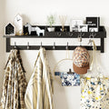 AMBIRD 35 inch Wall Hooks with Shelf, Coat Rack Wall Mount, Large Coat Hanger by AMBIRD