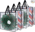 Heavy-Duty Clear Wreath Storage Bag & Sturdy Moving Box Alternative – 26 Inch by Unknown