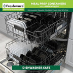 Freshware Meal Prep Containers 2 Compartment - Image 7