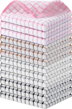 Kitinjoy Cotton 12 Pack Terry Kitchen Dish Cloths, 12 x 12 Inches Super Soft by Kitinjoy