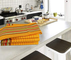 Urban Villa Kitchen Towels Waffle Stripes Dish Towels - Image 6