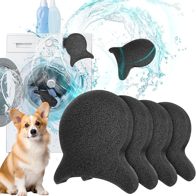 Pet Hair Remover for Laundry, Reusable Dog & Cat Hair Remover Tool, Effectively by GJPSBEN