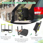 10.8” Wide Garden Kneeler and Seat, Heavy Duty Foldable Gardening Stool with Tool Belt Pouch, Included Thickened Kneeling Pad, Portable Gardening Bench Chair for Seniors & Parents - Image 8