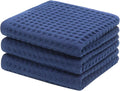 Mia's Dream Premium Cotton Waffle Bathroom Towel Set, 3 Pack Quick Drying by MiasDream