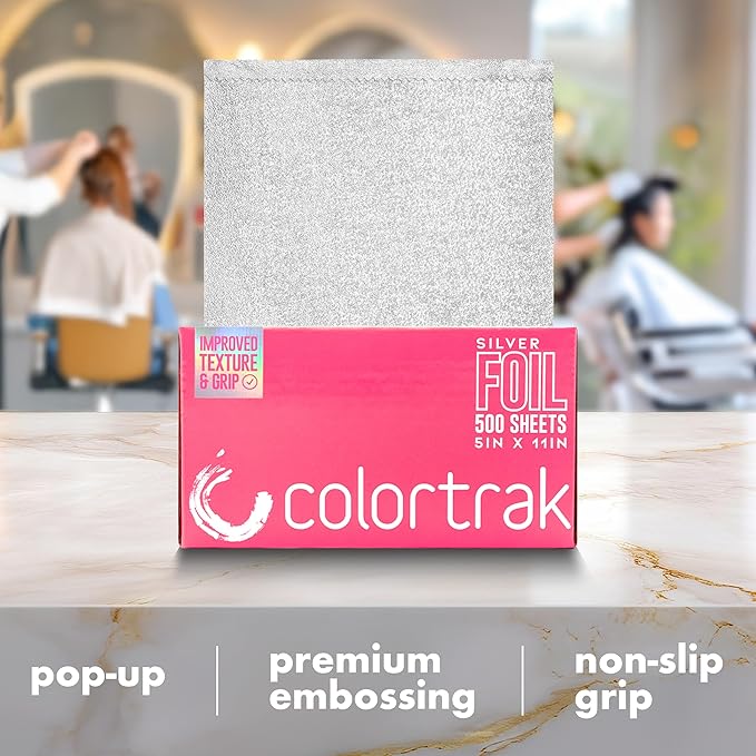 Colortrak Embossed Sheets Silver Aluminum Foil Pop-up Dispenser, 12 Boxes - Image 7