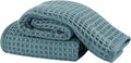 Microfiber Waffle Face Towels, 2 Pieces, Fast Drying, Lint Free 430 GSM by Unknown