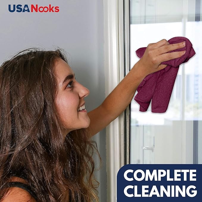 USANOOKS Premium 300GSM Microfiber Cleaning Cloth - Image 8