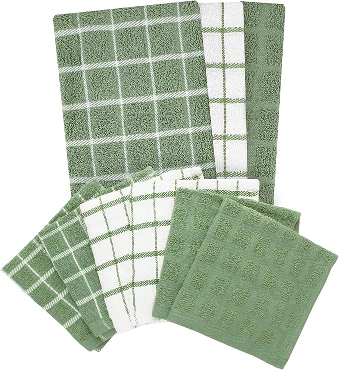 Ritz Premium 3-Pack Kitchen Towel & 6-Pack Dish Cloth Set - Image 2