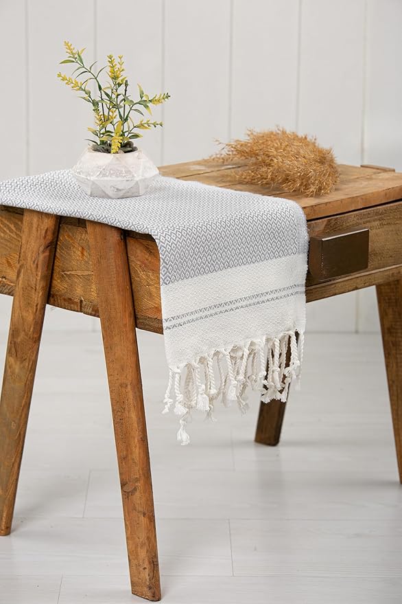 Evelynen Turkish Hand Towels for Bathroom & Kitchen Towels Decorative Set of 2 - Image 2