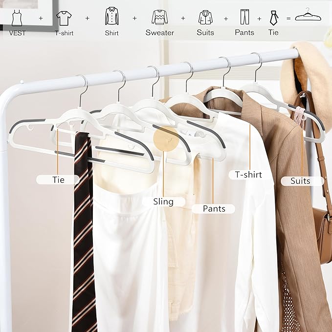 ELONG HOME Plastic Hangers - Image 8