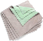 kimteny Cleaning Cloths Kitchen Towels Microfiber Washcloths Lint Free Dish - Image 8