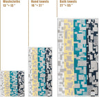 SEMAXE 18-Pack Bath Towel Set Include 6 Bath Towels, 6 Hand Towels, 6 Wash - Image 5