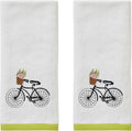 SKL Home by Saturday Knight Ltd. Flower Basket Bike Hand Towel by SKLHomebySaturdayKnightLtd