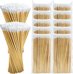 500/1000 Count 6'' Long Round/Pointed Cotton Swabs Durable Stem, Lint- Free Gun by GUNTECHKIT