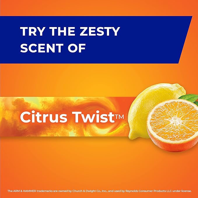 Hefty Ultra Strong Tall Kitchen Trash Bags, Citrus Twist Scent, 13 Gallon - Image 3