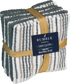 Bumble Towels Premium Dish Cloths 12"x12" | 100% Natural Ring Spun Cotton Tea - Image 3