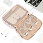 NISHEL Travel Cord Organizer Case, Double Layers Tech Electronic Bag, Essentials - Image 7