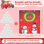 Lucomb 8 Pack Christmas Swedish Dishcloths Reusable, Kitchen Sponges Soft - Image 4