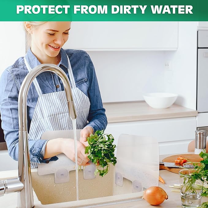 3 Pcs Sink Splash Guard Suction Cup - Image 6