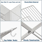 Simple Houseware Collapsible Dish Drying Rack - Image 4