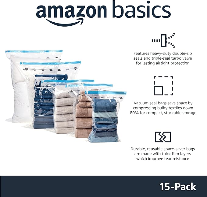 Amazon Basics Vacuum Storage Bags - Image 2