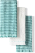KitchenAid Gourmet Series Gridlines Kitchen Towels 3-Pack Set, 100% Cotton by KitchenAid