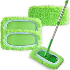 3 Pack Reusable Microfiber Mop Pads Compatible by GreatHomeCleaningHelper
