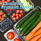 POMEAT 10 Pack Fridge Organizer, Stackable Refrigerator Organizer Bins - Image 6