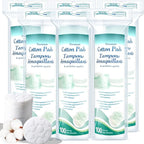Premium Cotton Rounds for Face, 100% Pure & Natural Facial Cleansing Round Pads by Unknown