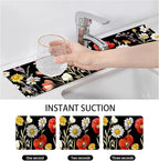 Bimkole 2 PCS Faucet Absorbent Mat, Kitchen Faucet Sink Splash Guard Wraparound - Image 4