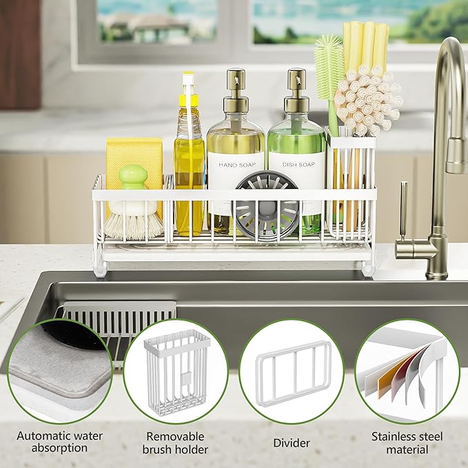 Cisily Extra Large Sink Caddy Organizer - Image 3