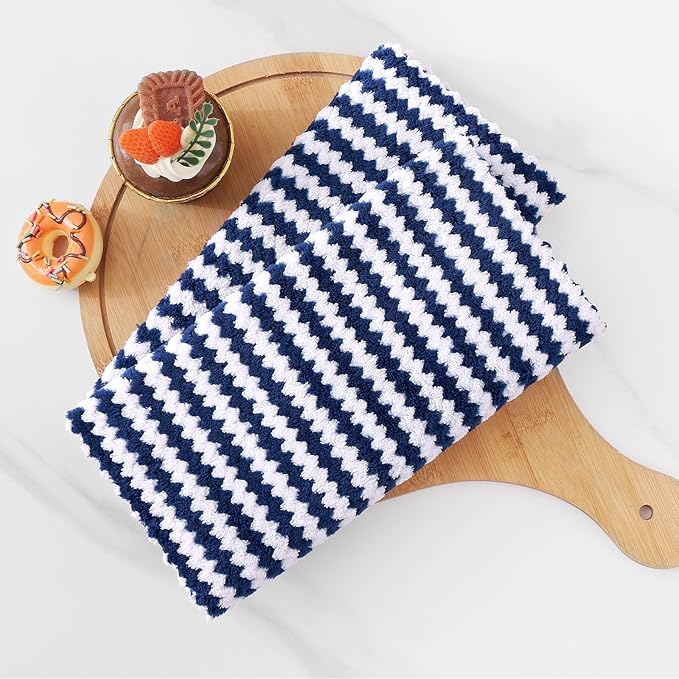 Homaxy Kitchen Towels, Ultra Soft and Absorbent Dish Towels, Reusable Fast - Image 6