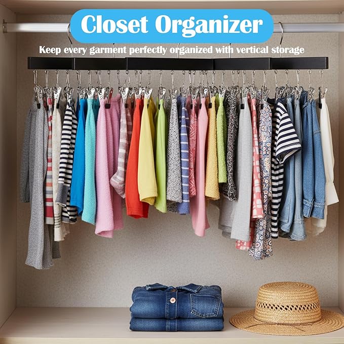 Legging Organizer for Closet 4 Pack, Pants Leggings Hangers - Image 5