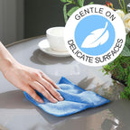 Tanlade Microfiber Cleaning Cloth 6"x6" Cleaning Rags Reasonable Kitchen Towels - Image 5