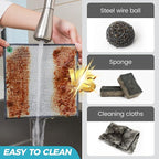 24 PCS Non Scratch Wire Dishcloth, Cleans Fast Without Scratching, Stands Up to - Image 6