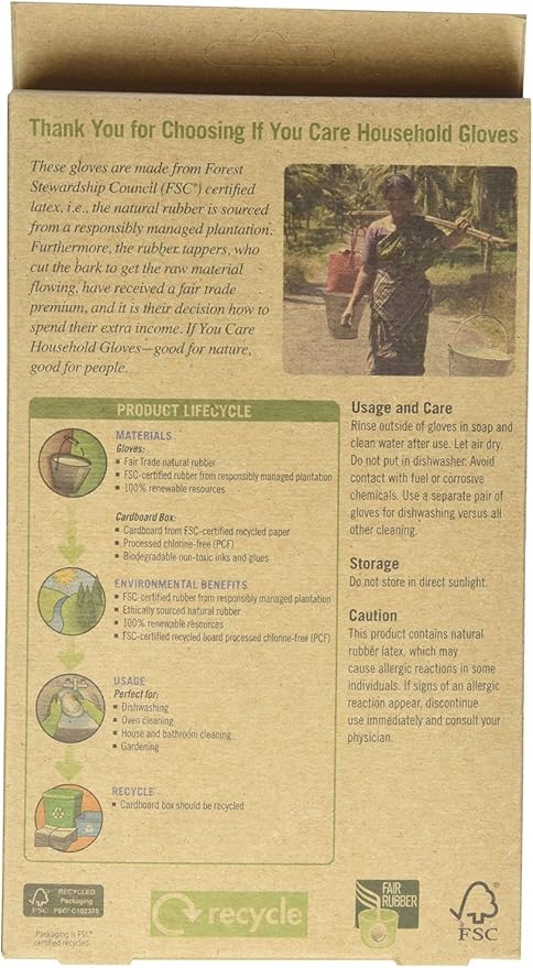 If You Care Fair Trade FSC Household Gloves - Image 3
