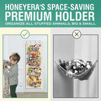 Honeyera The Original Storage for Stuffed Animals, Over Door Organizer for - Image 3