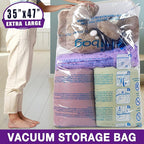 XXL Jumbo 47''X35'' Vacuum Storage Space Saver Bags Extra Large - Image 3