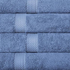 SUPERIOR Egyptian Cotton Pile Hand Towel Set of 4, Ultra Soft Luxury Towels - Image 3
