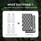 RECYCO Waffle Kitchen Towel Set of 2 - Image 5