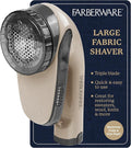 Farberware Large Lint Remover Fabric Shaver – Battery Operated Lint Shaver by BestBrands
