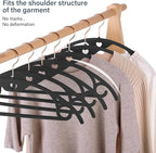 IEOKE Velvet Hangers 30 Pack: Felt Clothes Hangers Heavy Duty Shirt Sweater - Image 6