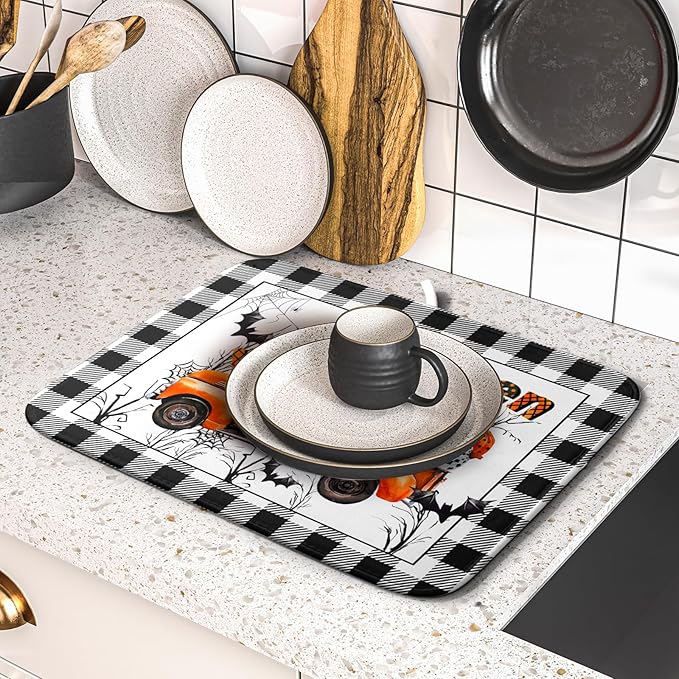 Holiday Truck Dish Drying Mat - Image 5