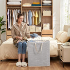 Lifewit 2 Pack Laundry Hamper Large Collapsible Laundry Baskets, Freestanding - Image 9