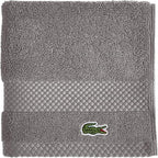 Lacoste Heritage 100% Supima Cotton Wash Cloth, Premium Super Soft Bath Towel by LACOSTE