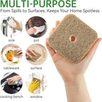 16 Pack Biodegradable Natural Kitchen Sponges, Compostable Cellulose & - Image 5