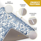 Chinoiserie Floral Dish Drying Mat - Image 4