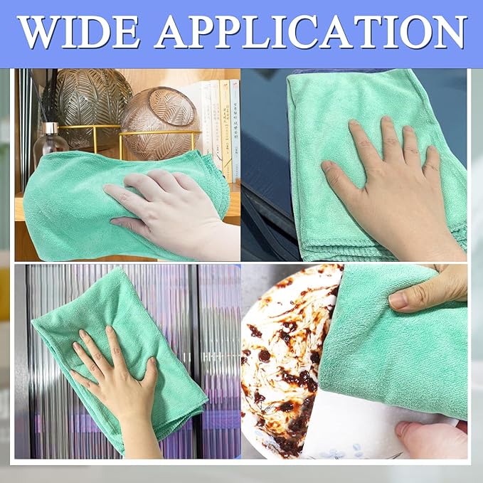 6 Pcs Extra Large Microfiber Cleaning Cloth, Microfiber Towels - Image 5
