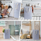 Lifewit 2 Pack Laundry Hamper Large Collapsible Laundry Baskets, Freestanding - Image 7